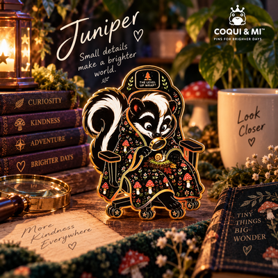 Juniper – Woodland Adventure Enamel Pin