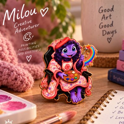Milou – The Coqui Colony Enamel Pin