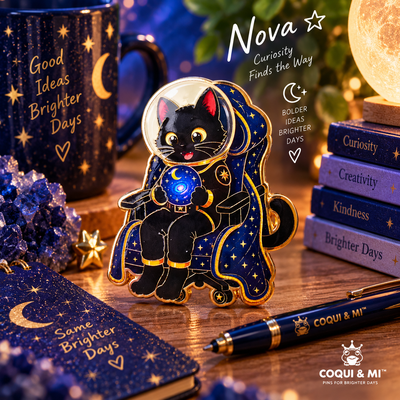 Nova – Space Catz Enamel Pin